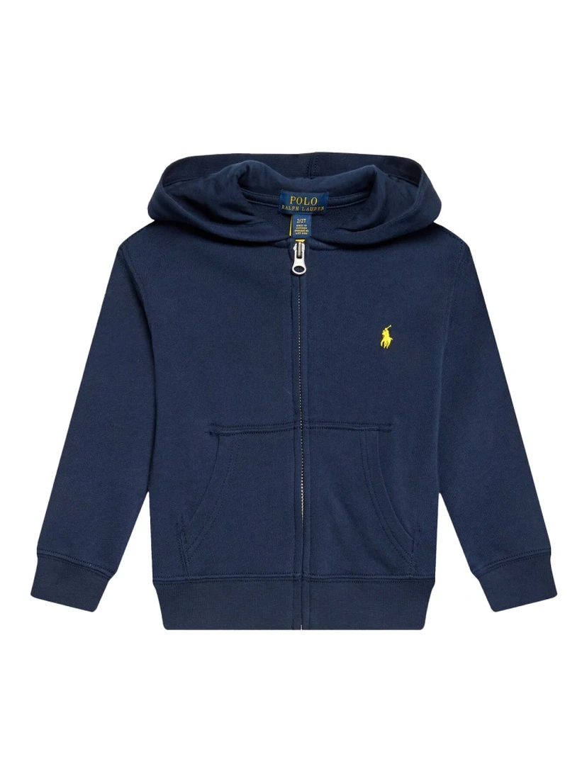 ZIPPER SWEATSHIRT WITH LOGO