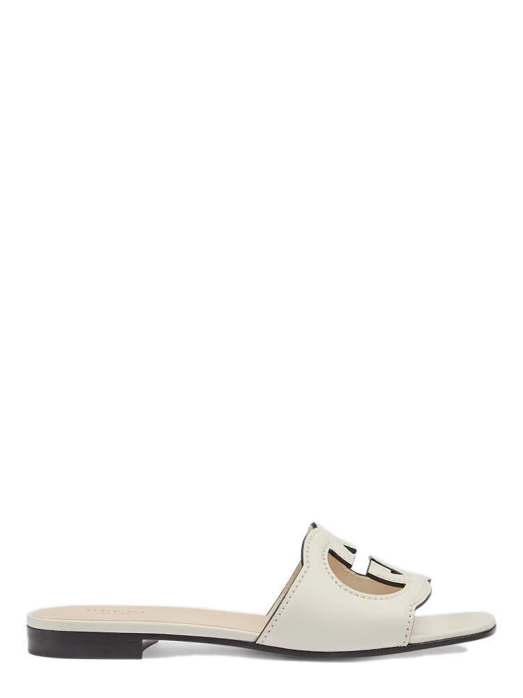 صندل غوتشي أبيض