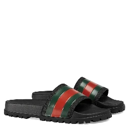 صندل غوتشي أسود