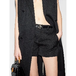 أحزمة غوتشي سوداء