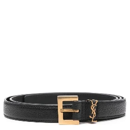 Saint Laurent  Belts Black