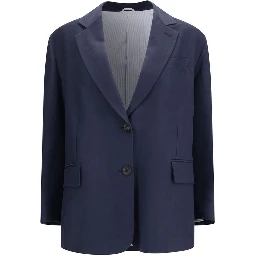 Blue Viscose Coat
