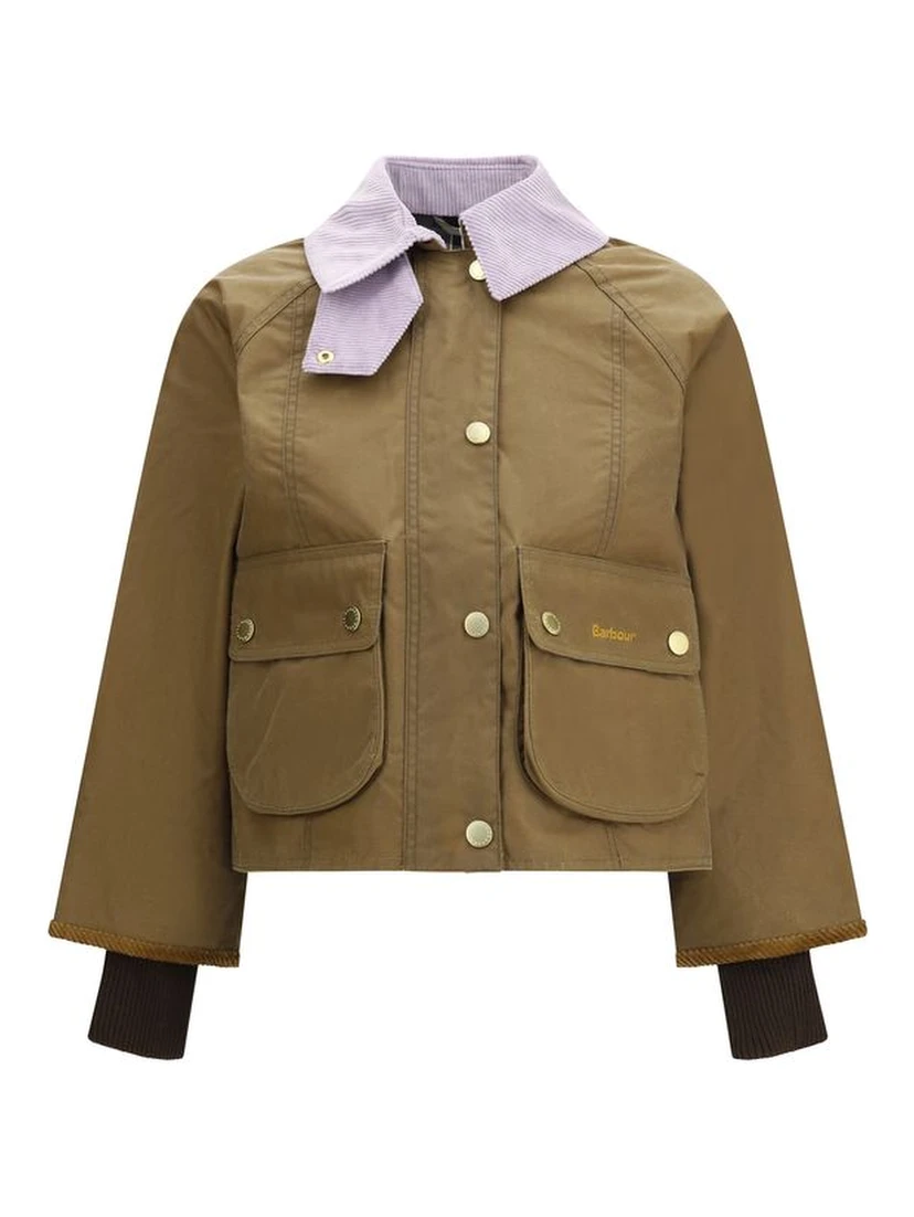 Beige Cotton Shell Jacket