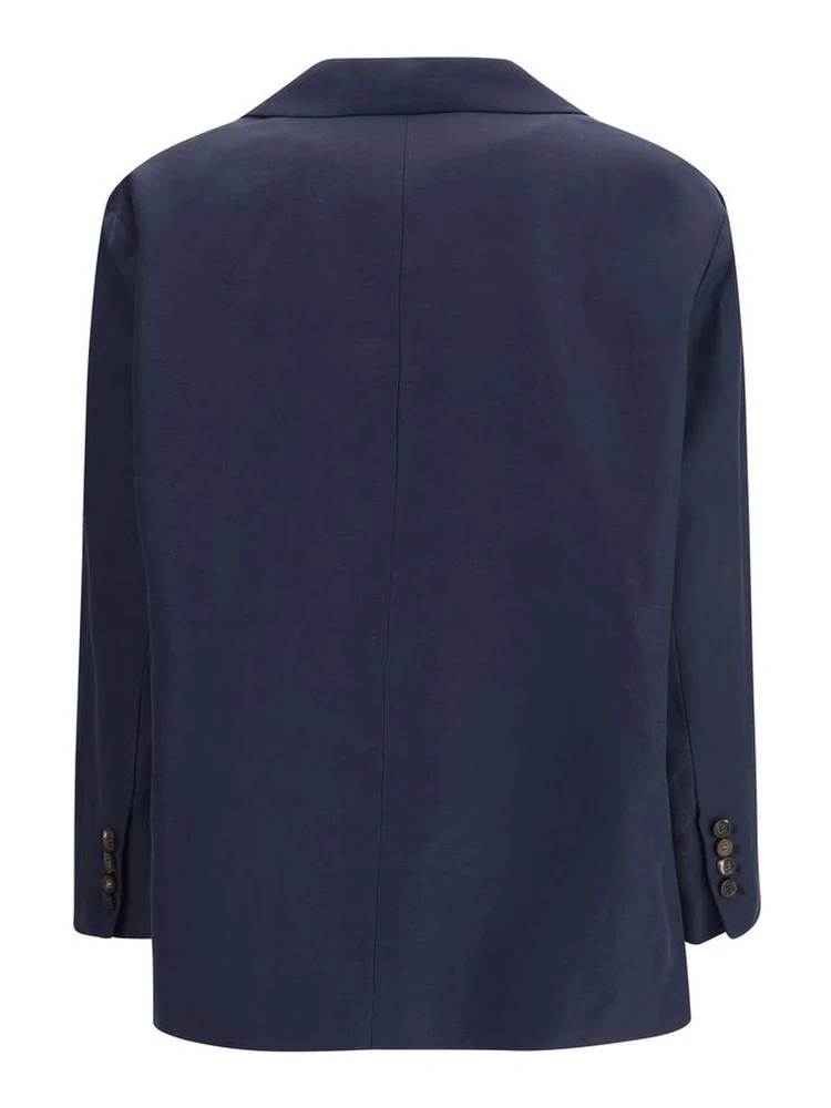 Blue Viscose Coat alternative