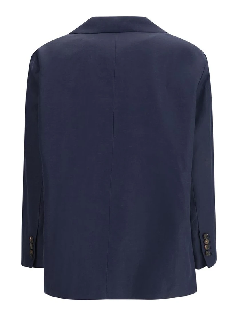Blue Viscose Coat