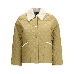 Beige Polyamide Jackets And Coat