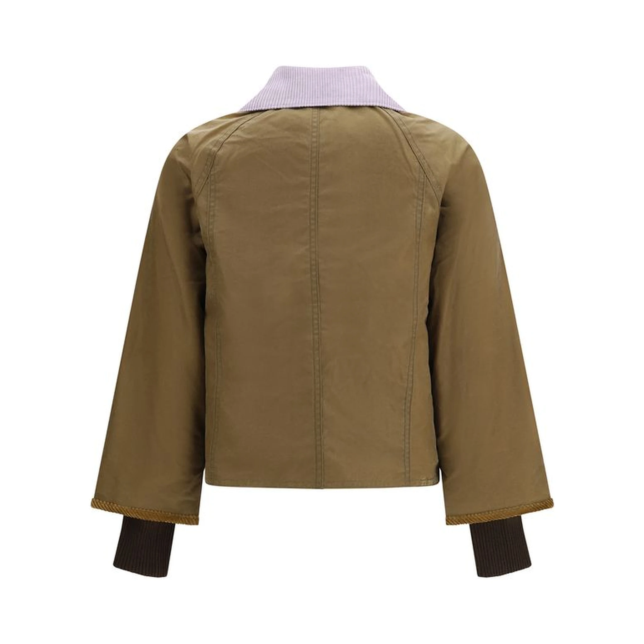 Beige Cotton Shell Jacket