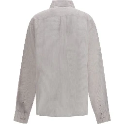 White Copper Dress Shirt