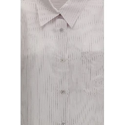 White Copper Dress Shirt