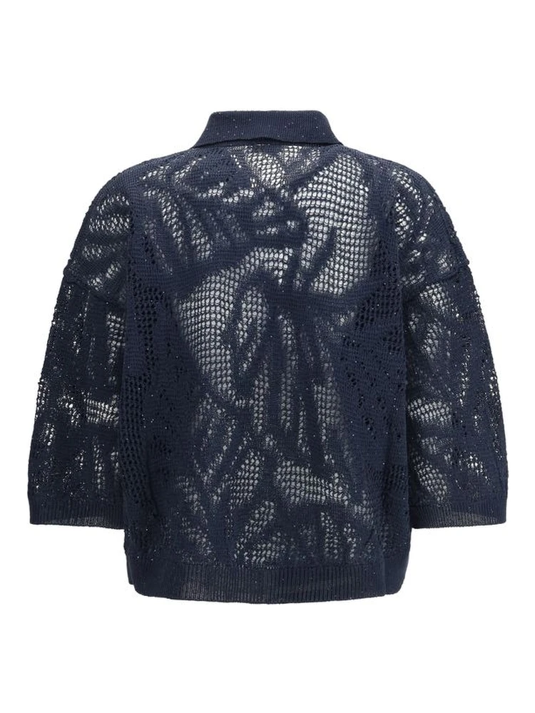 Blue Linen Polo Shirt alternative