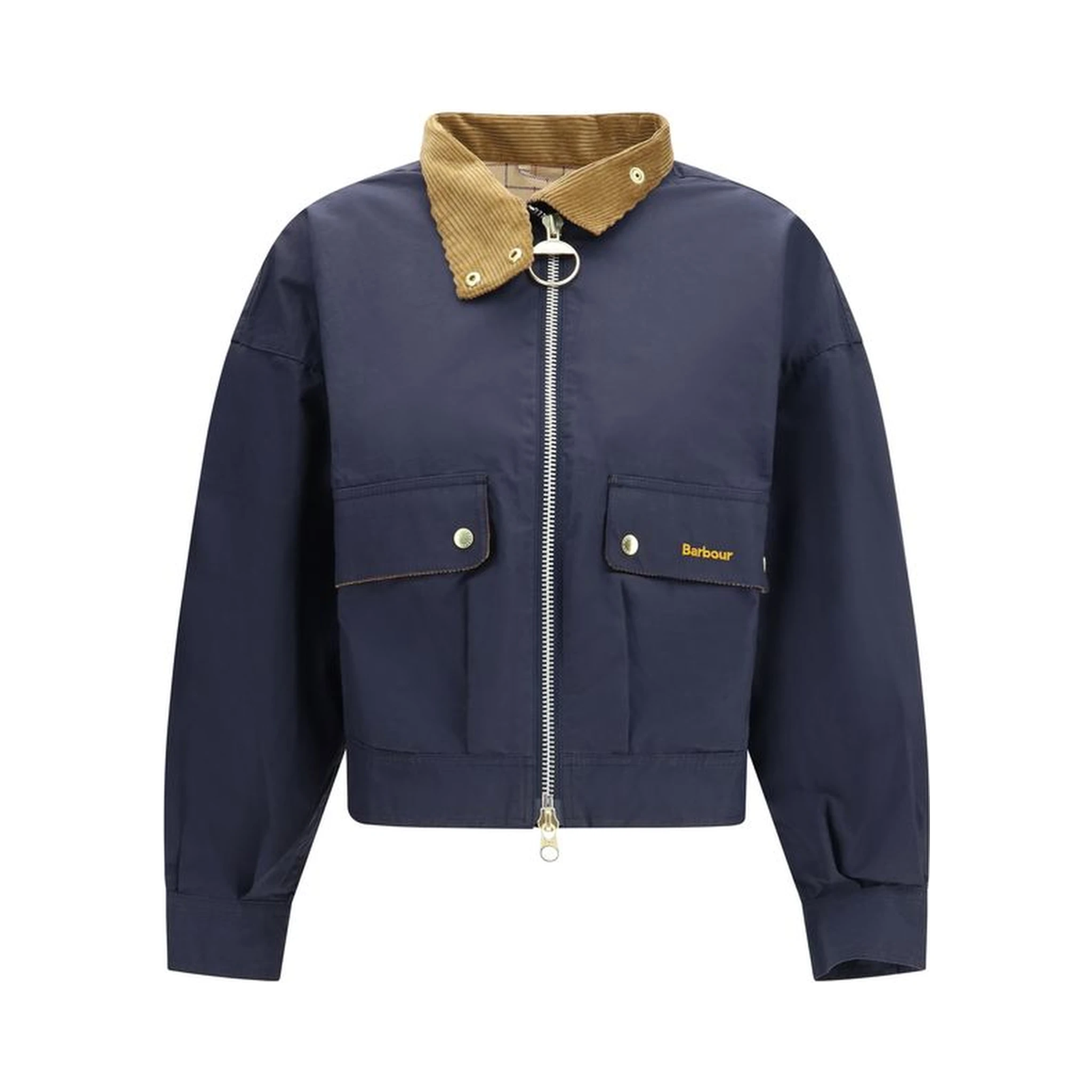 Blue Cotton Shell Jacket