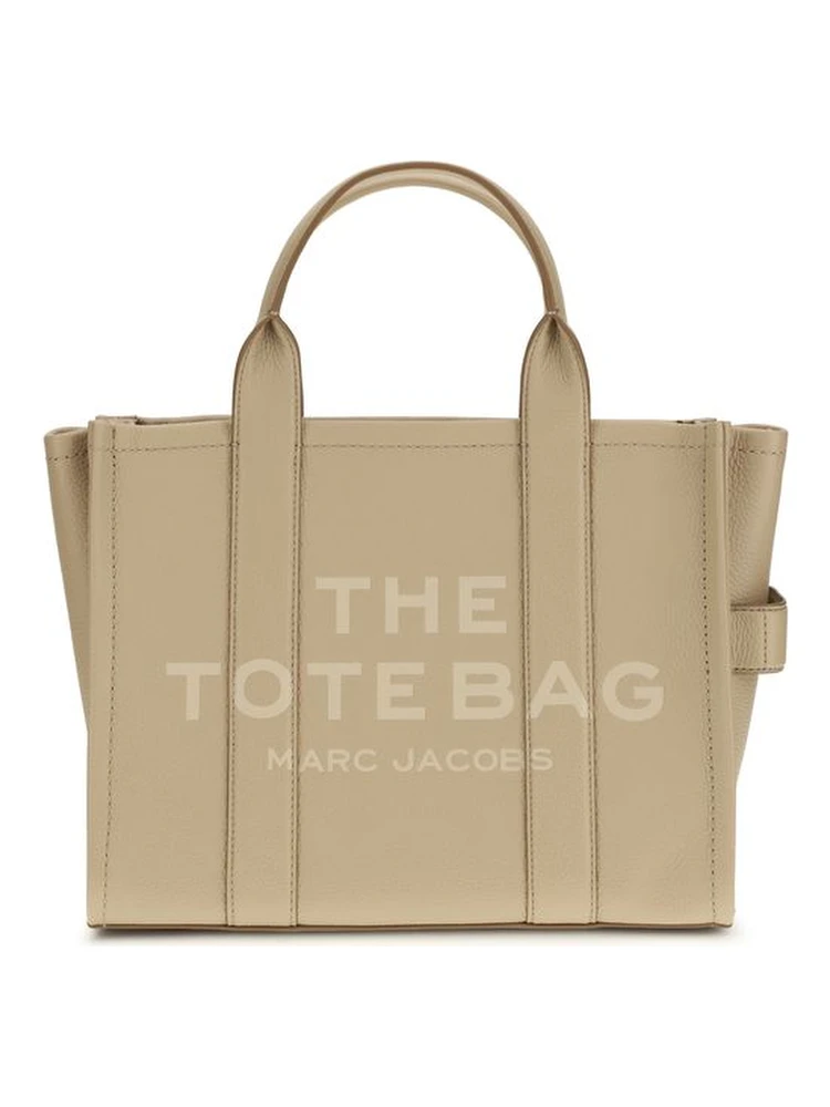 Beige Calf Leather Bos Taurus Handbag