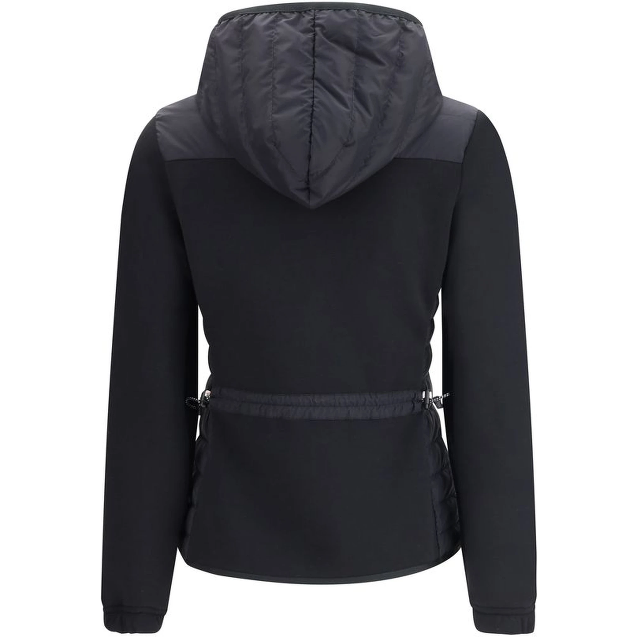 Black Polyamide Full-Length Jacket