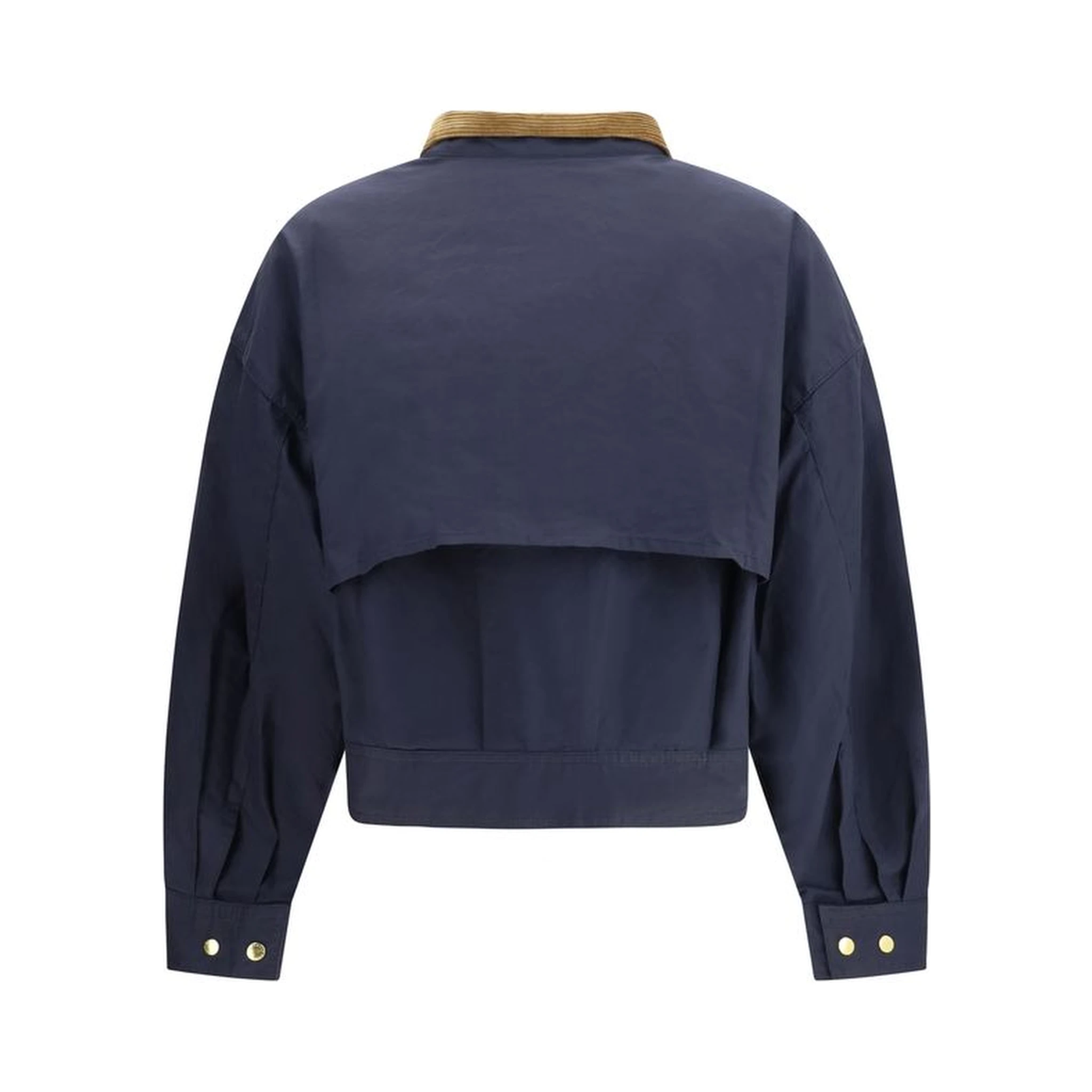 Blue Cotton Shell Jacket