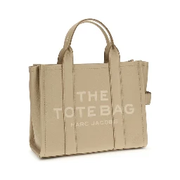 Beige Calf Leather Bos Taurus Handbag