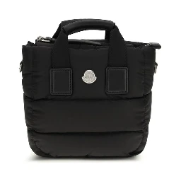 Black Goose Down Shoulder Bag