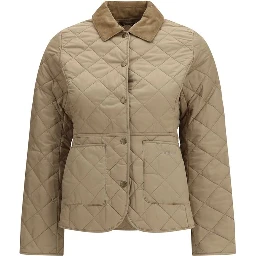 Beige Polyester Coat