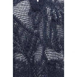 Blue Linen Polo Shirt