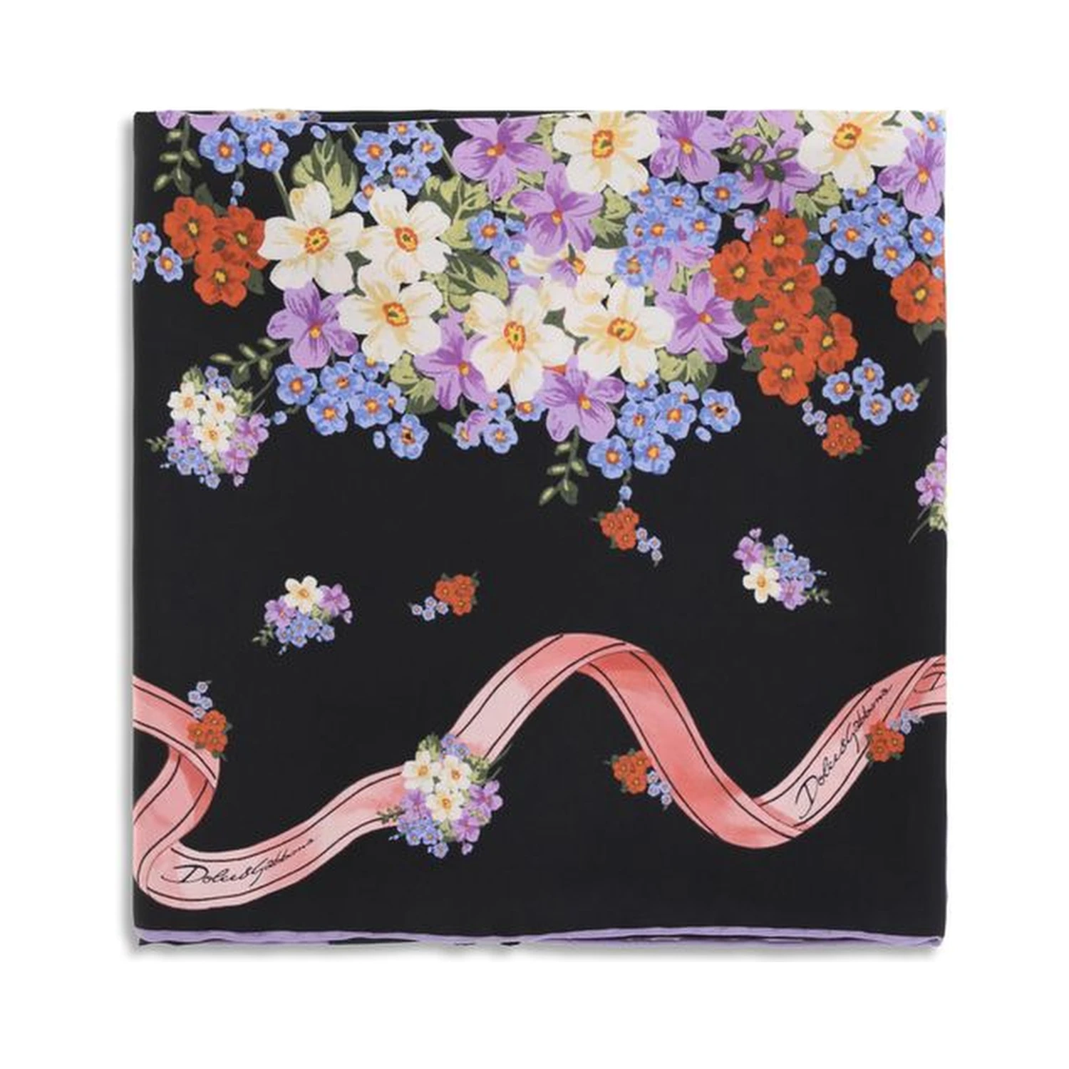 Multicolor Silk Scarf