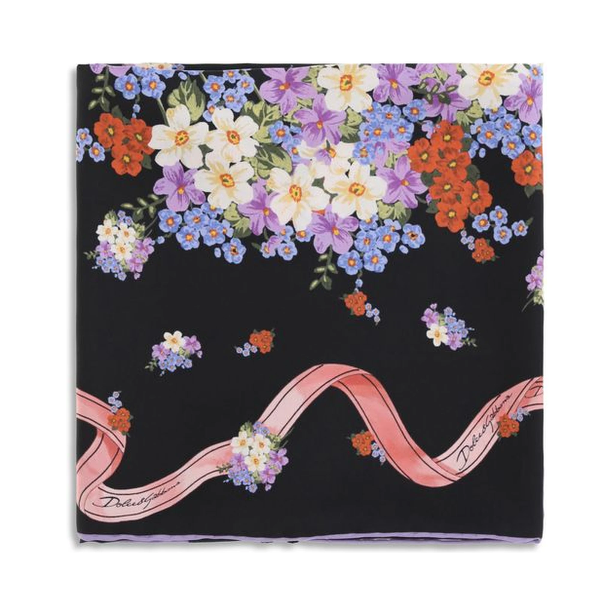 Multicolor Silk Scarf