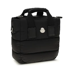 Black Goose Down Shoulder Bag