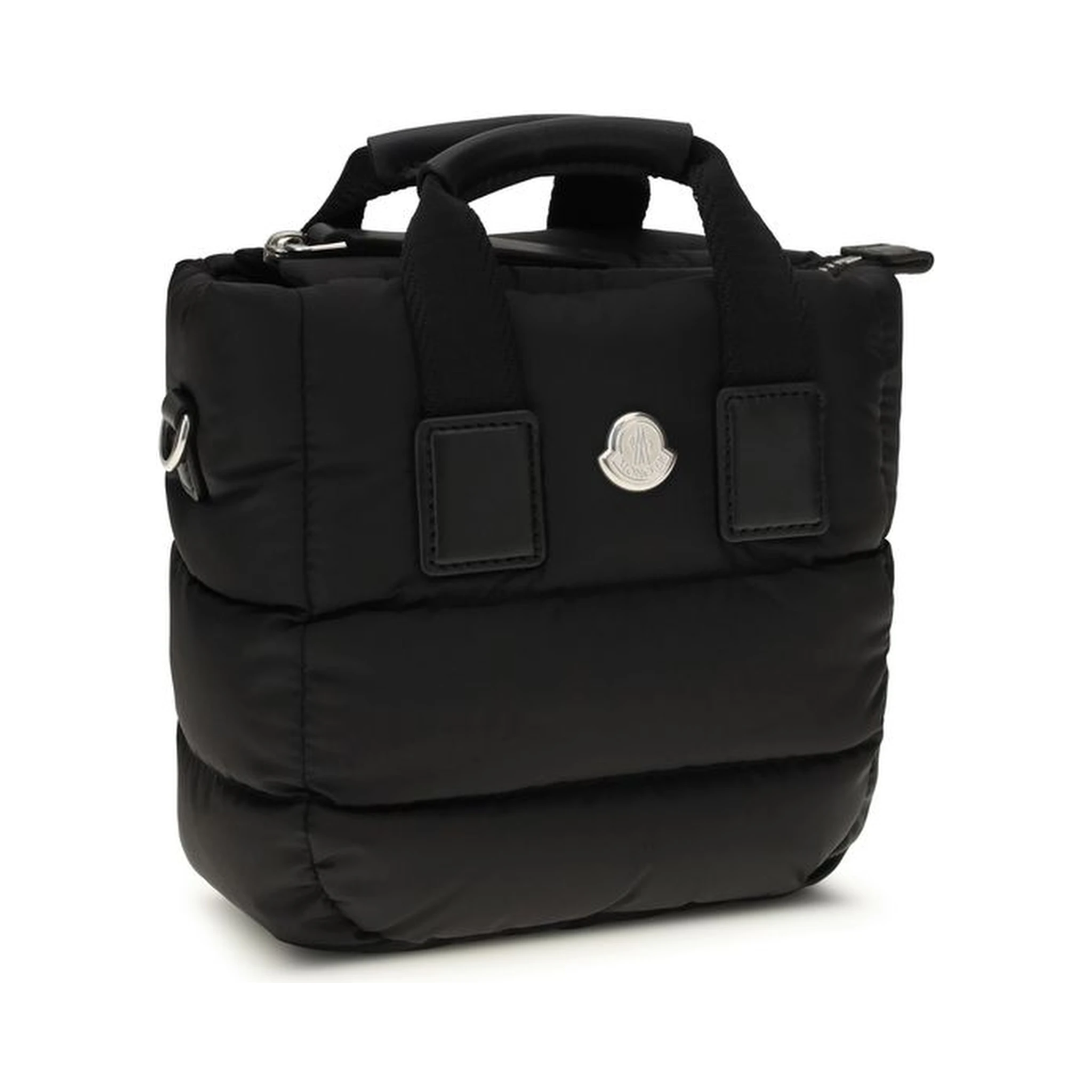 Black Goose Down Shoulder Bag