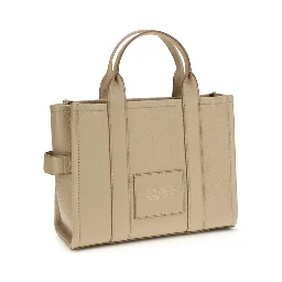Beige Calf Leather Bos Taurus Handbag