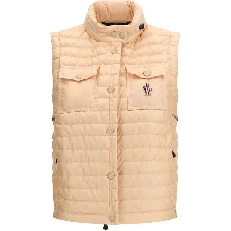 Multicolor Polyamide Sleveless Jacket