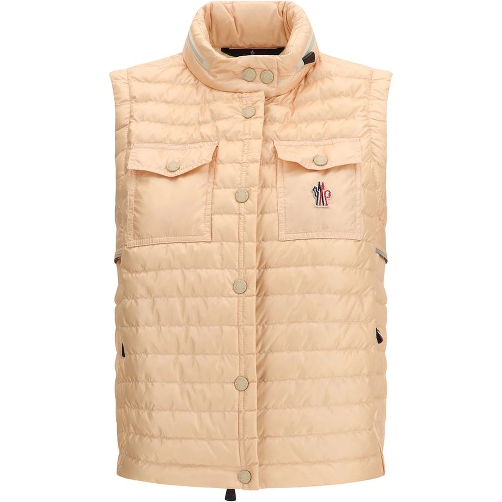 Multicolor Polyamide Sleveless Jacket