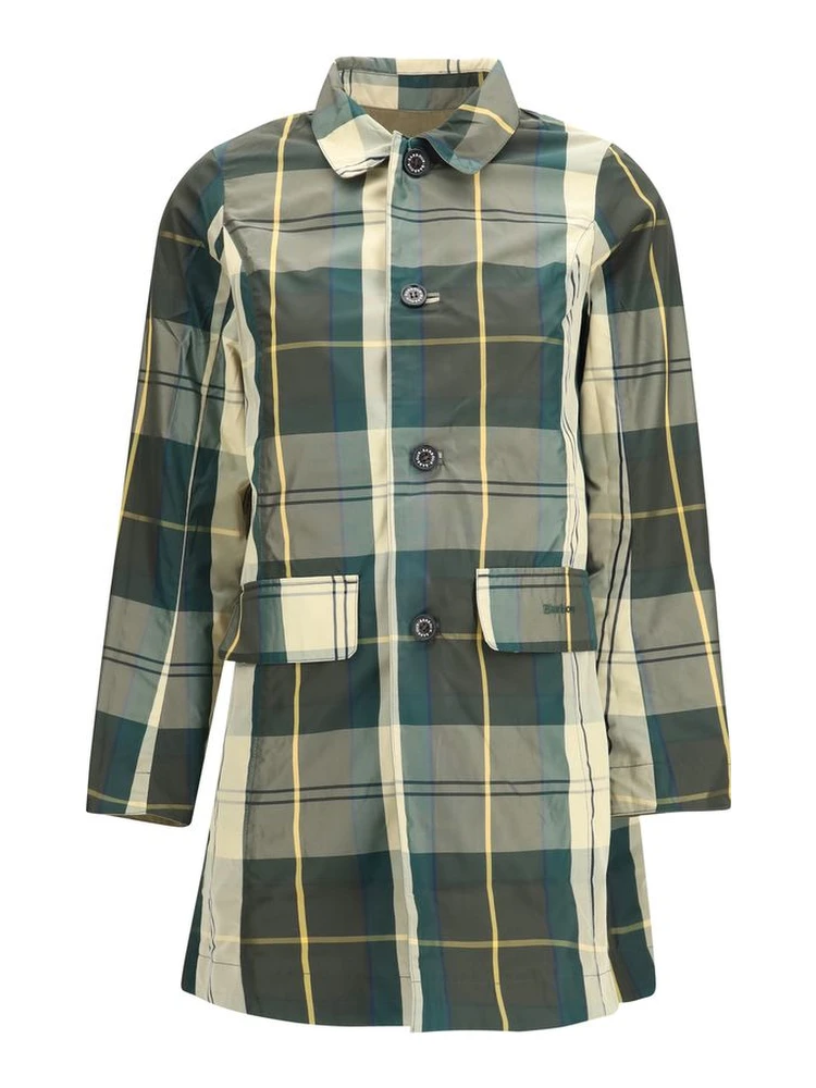 Bicolor Polyester Trench Coat alternative