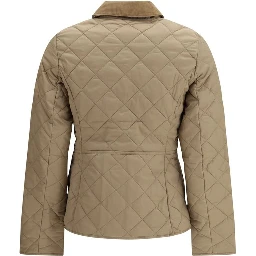 Beige Polyester Coat
