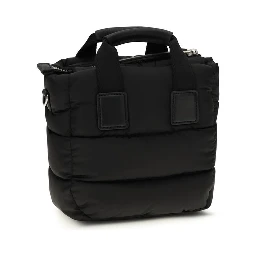 Black Goose Down Shoulder Bag