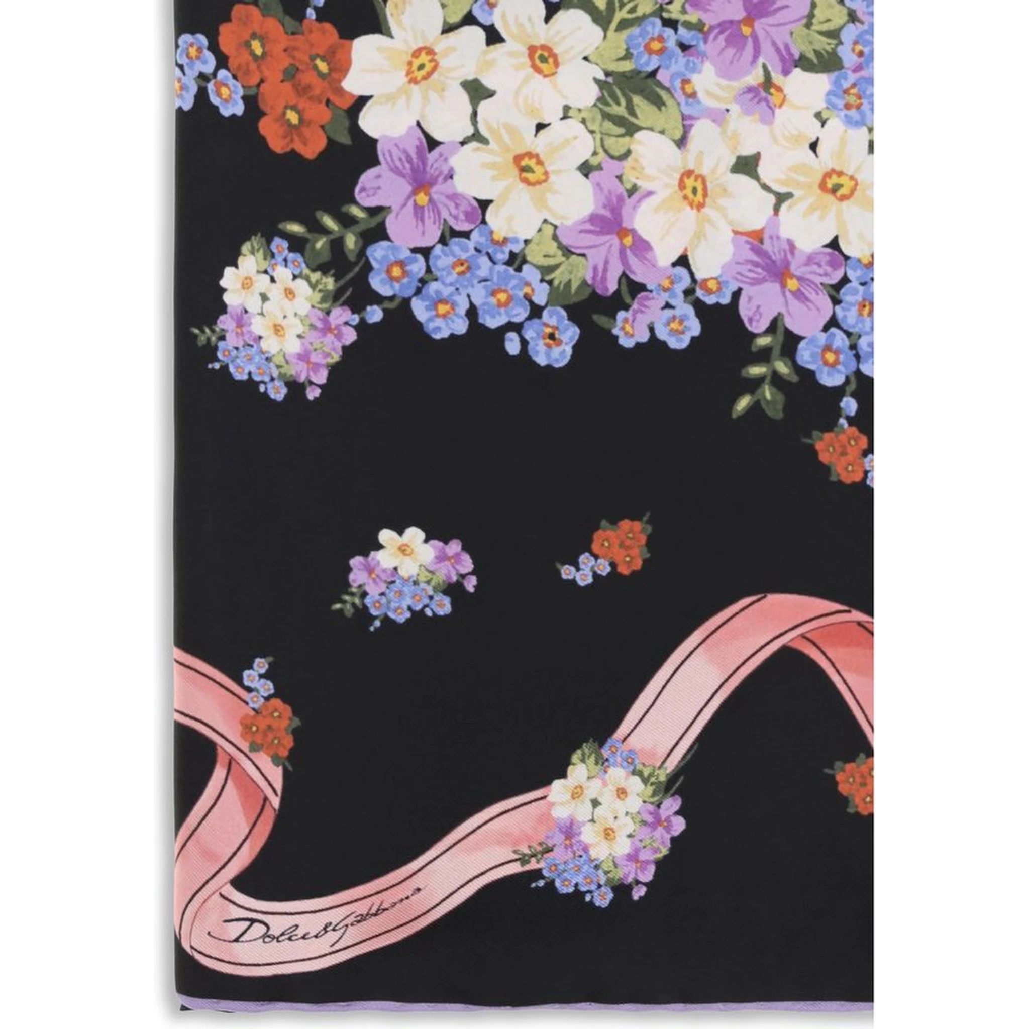 Multicolor Silk Scarf