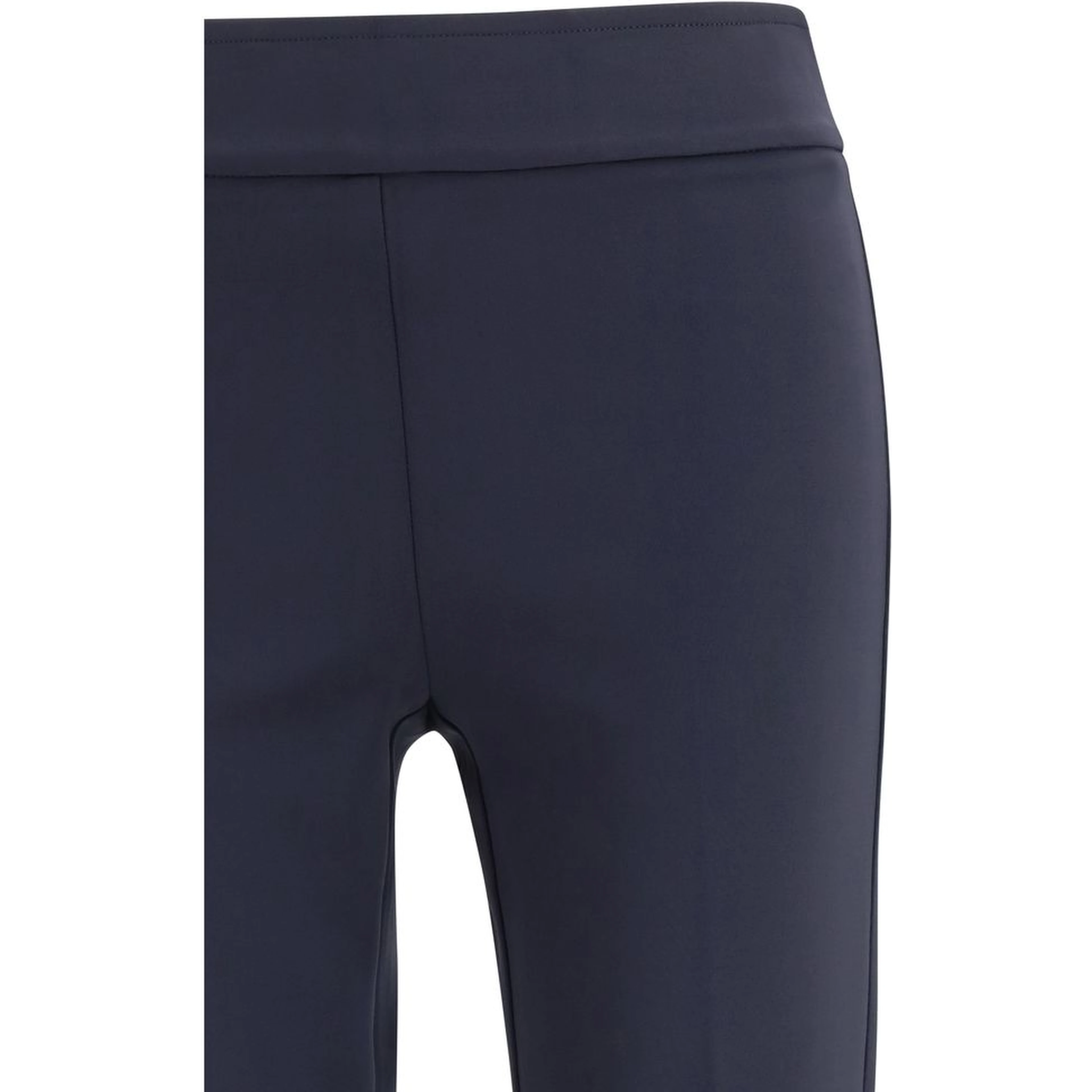 Blue Polyamide Casual Pants
