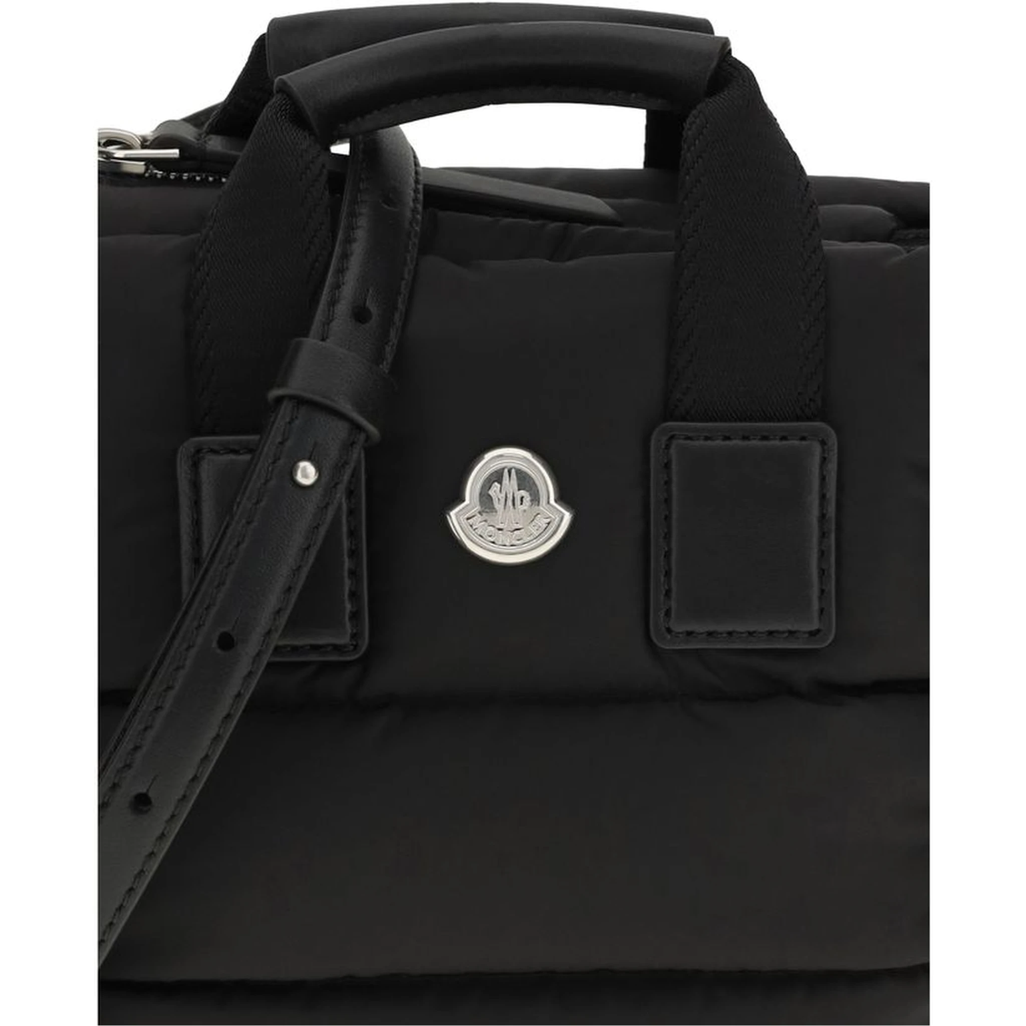 Black Goose Down Shoulder Bag