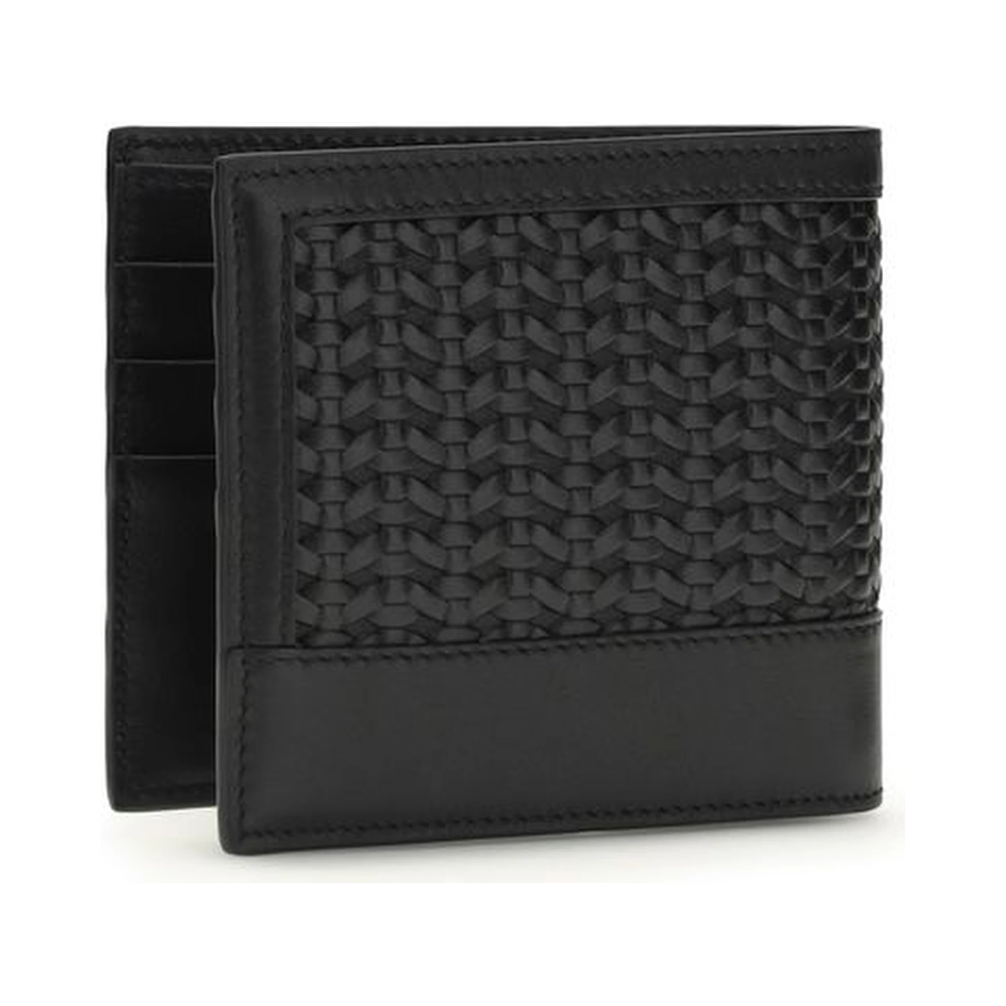 Black Calf Leather Bos Taurus Wallet