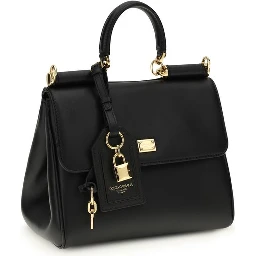 Black Calf Leather Bos Taurus Shoulder Bag