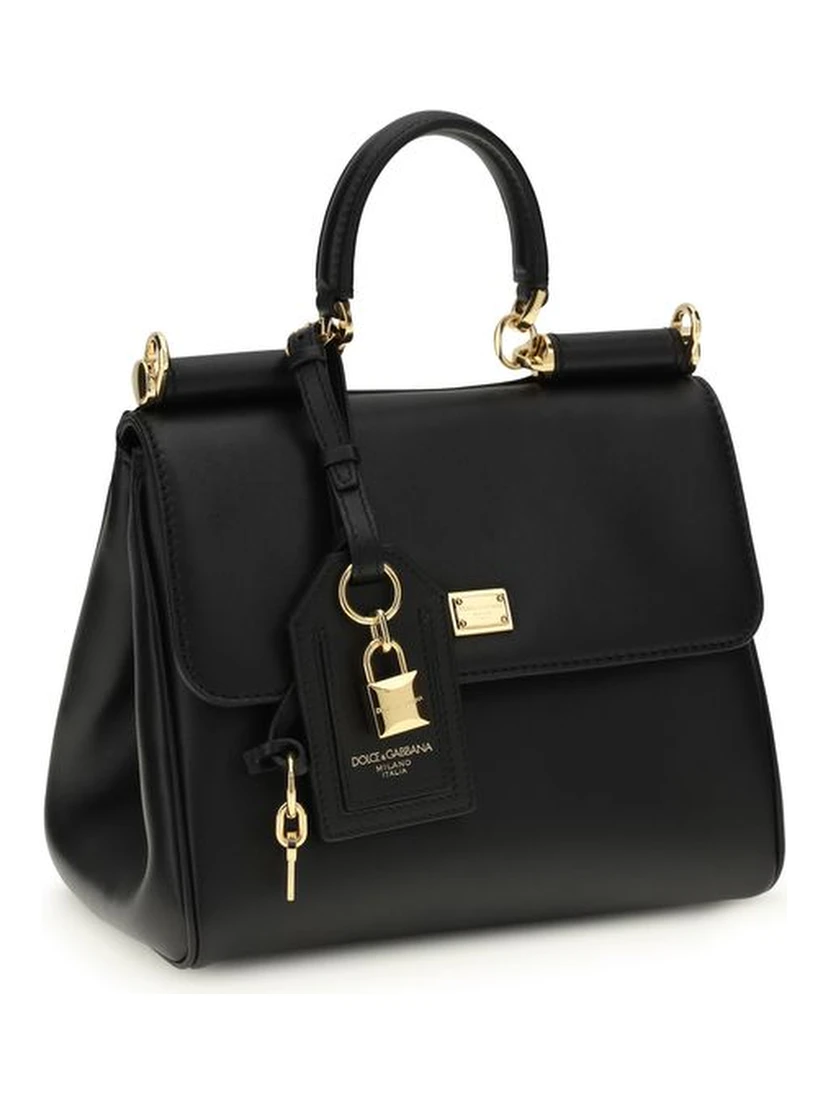 Black Calf Leather Bos Taurus Shoulder Bag