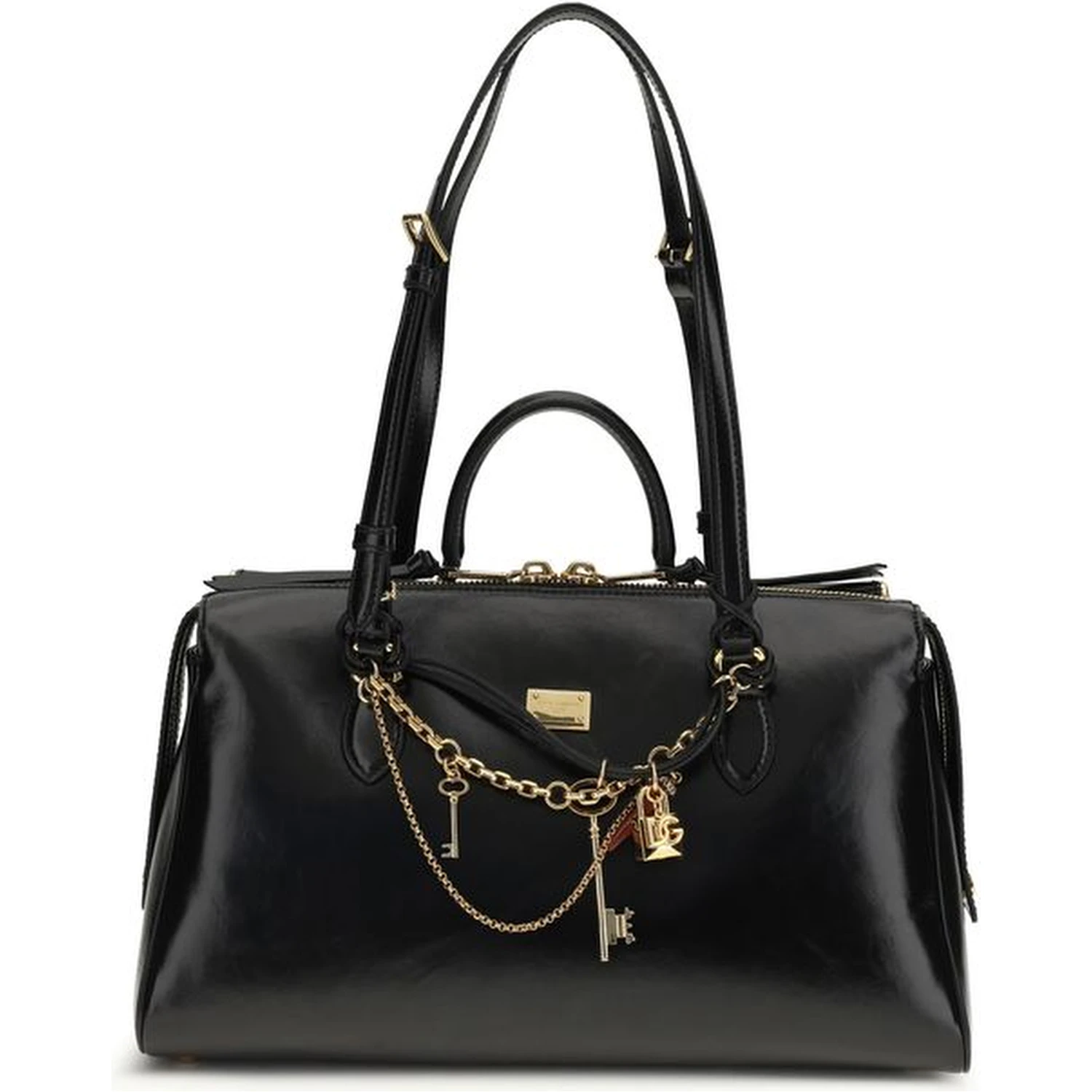 Black Calf Leather Bos Taurus Shoulder Bag