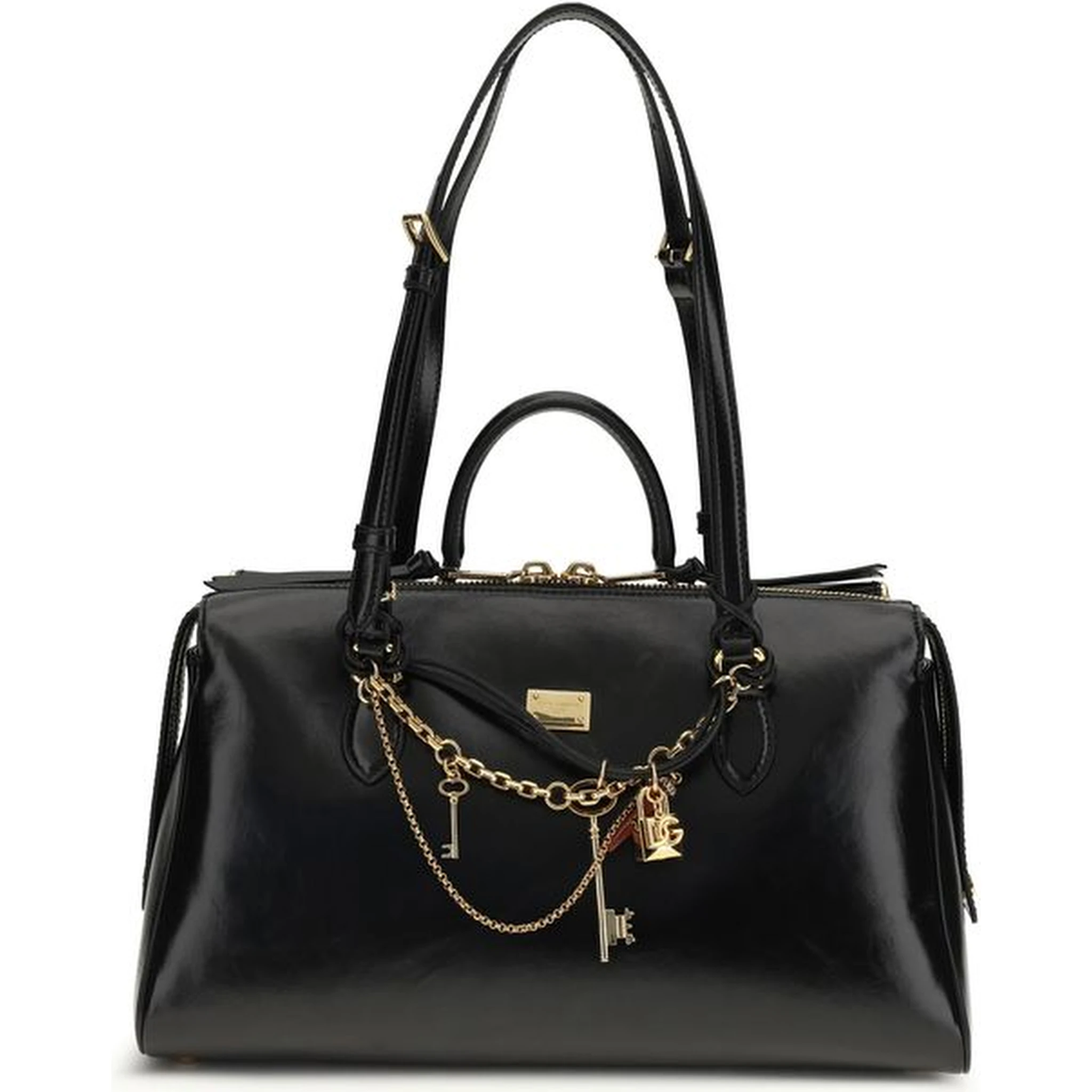 Black Calf Leather Bos Taurus Shoulder Bag
