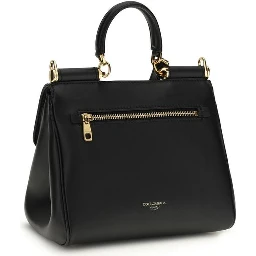 Black Calf Leather Bos Taurus Shoulder Bag