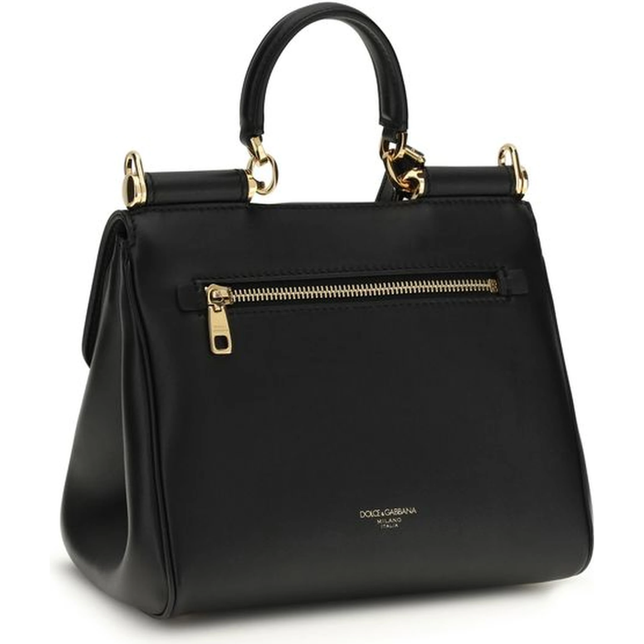 Black Calf Leather Bos Taurus Shoulder Bag