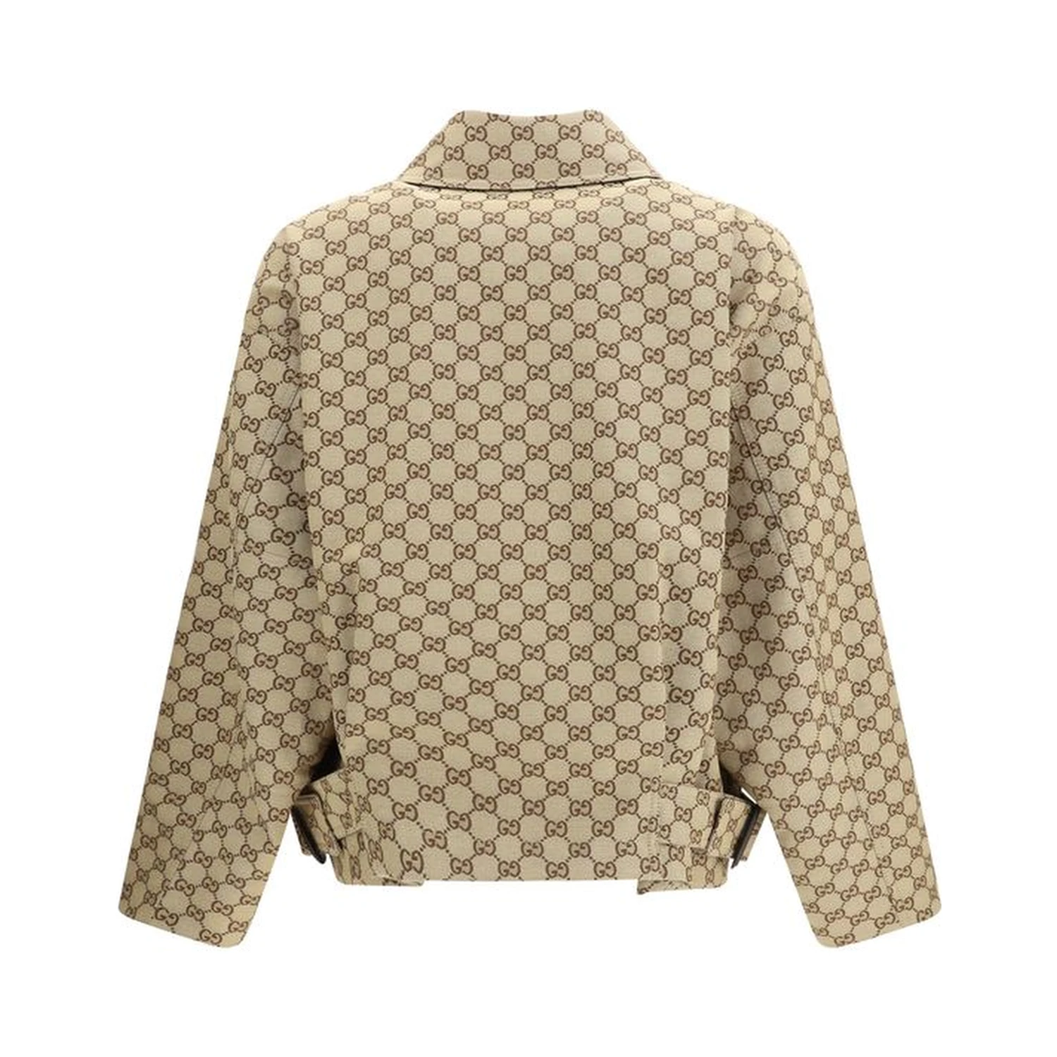 Beige Cotton Bomber