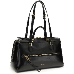 Black Calf Leather Bos Taurus Shoulder Bag