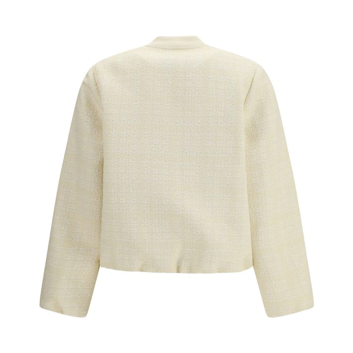 Beige Cotton Shell Jacket