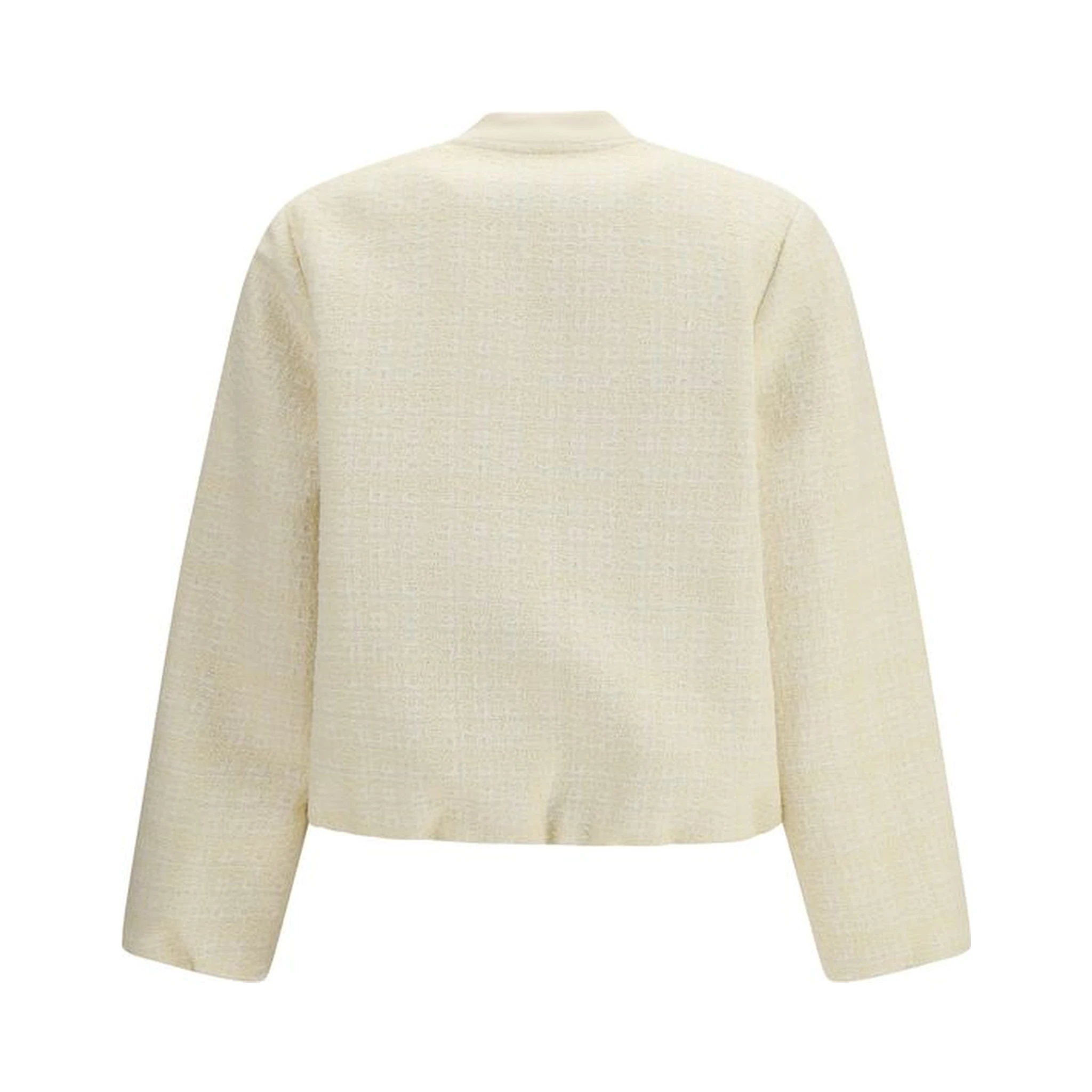 Beige Cotton Shell Jacket