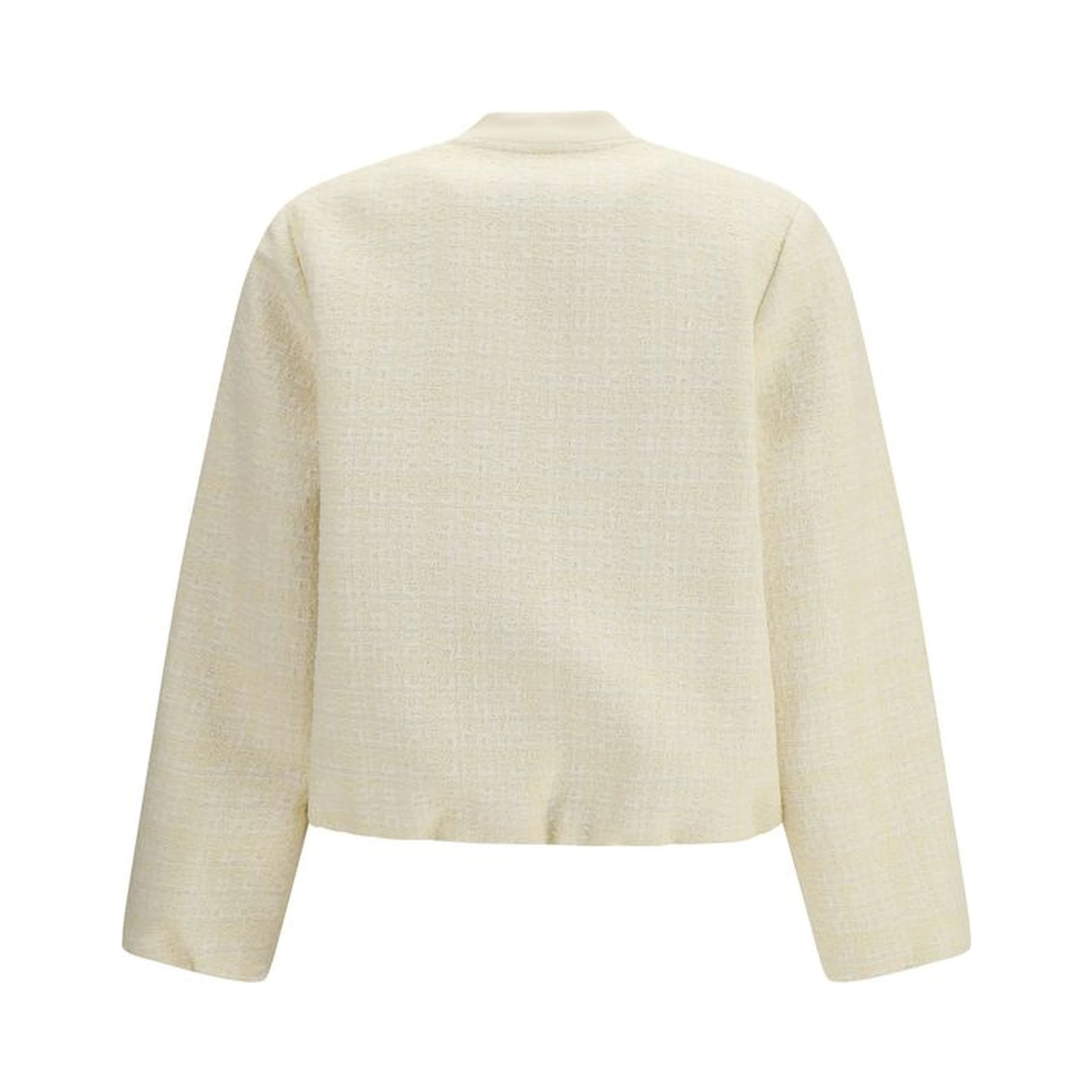 Beige Cotton Shell Jacket