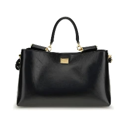 Black Calf Leather Bos Taurus Shoulder Bag