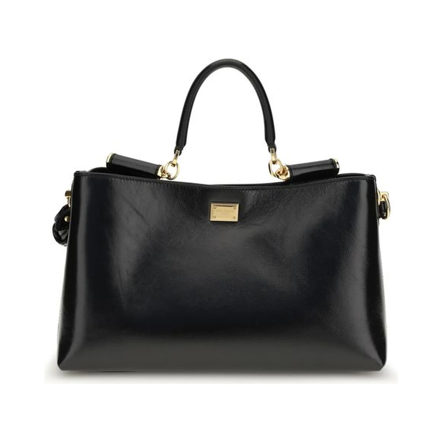Black Calf Leather Bos Taurus Shoulder Bag