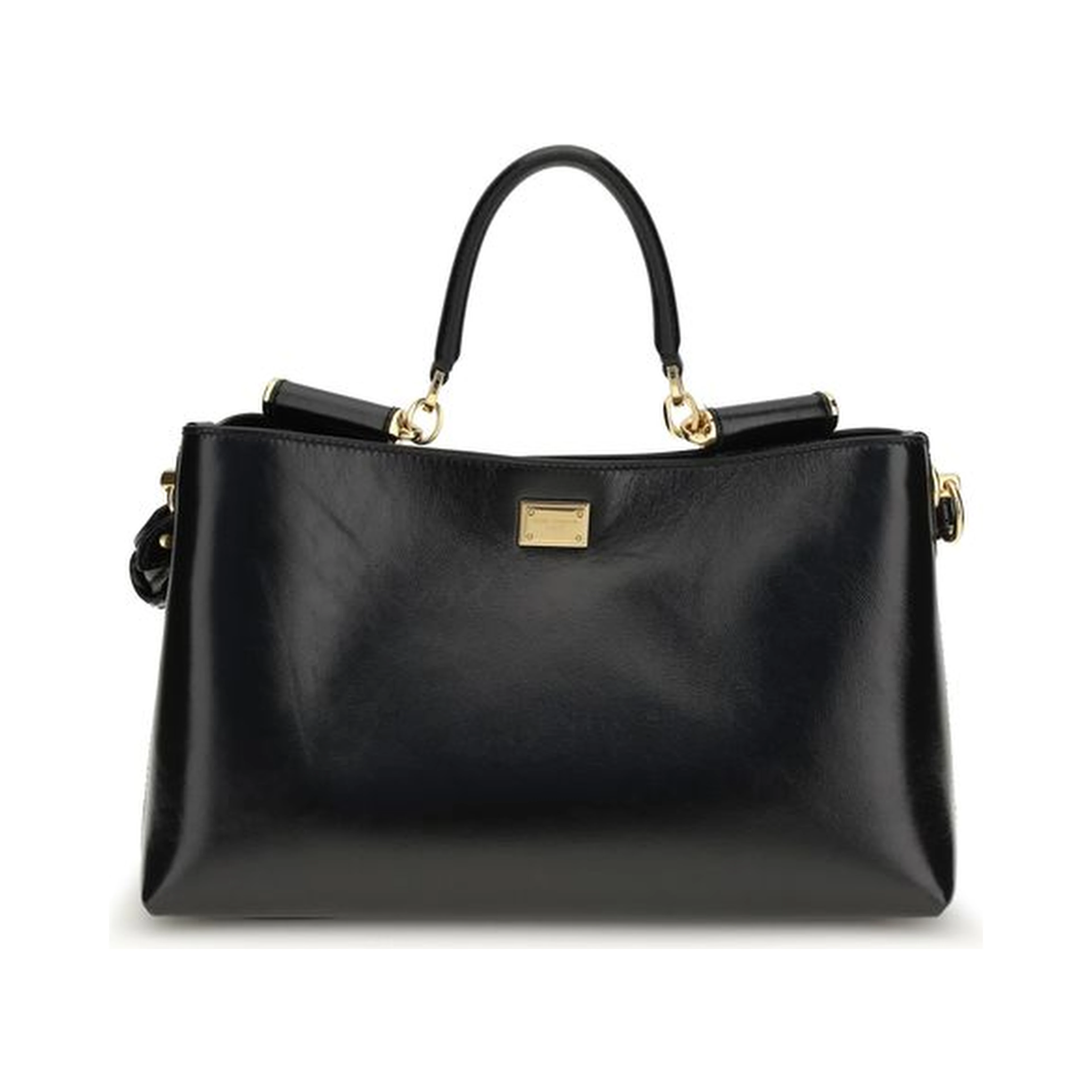 Black Calf Leather Bos Taurus Shoulder Bag